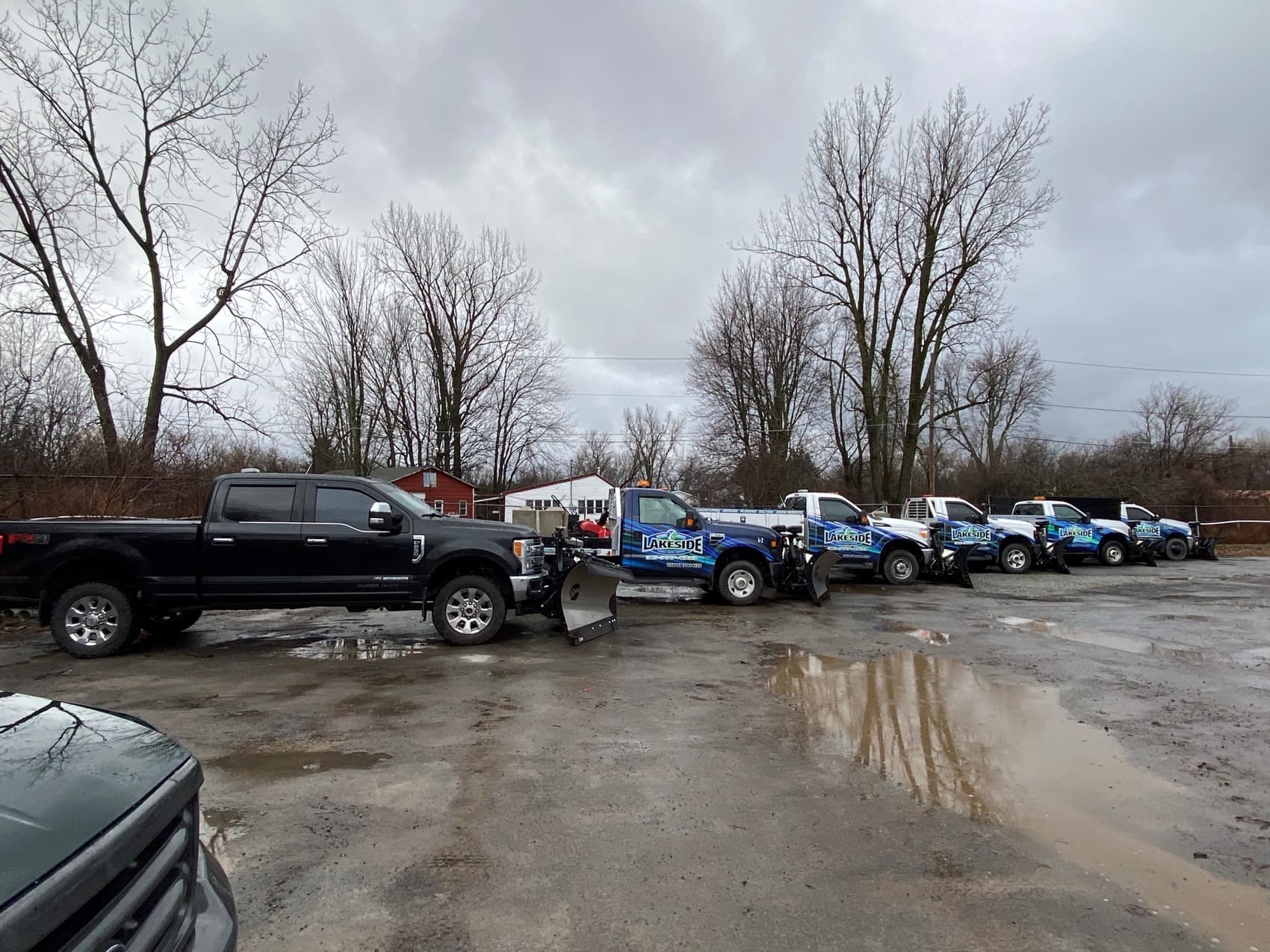 Lakeside's fleet of digitally dispatched plow trucks